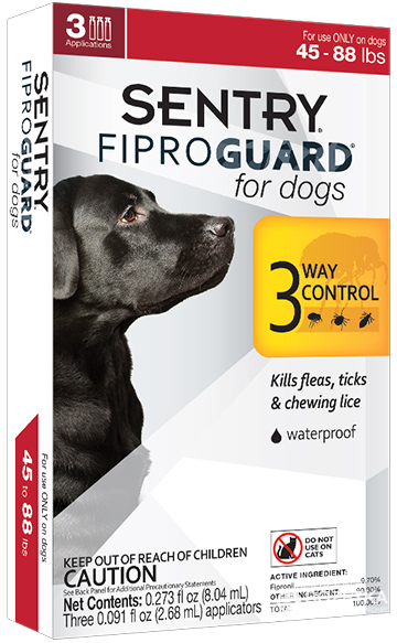 

Капли FiproGuard от блох, клещей и вшей для собак весом 20-40 кг 3 пипетки (8.04 мл)