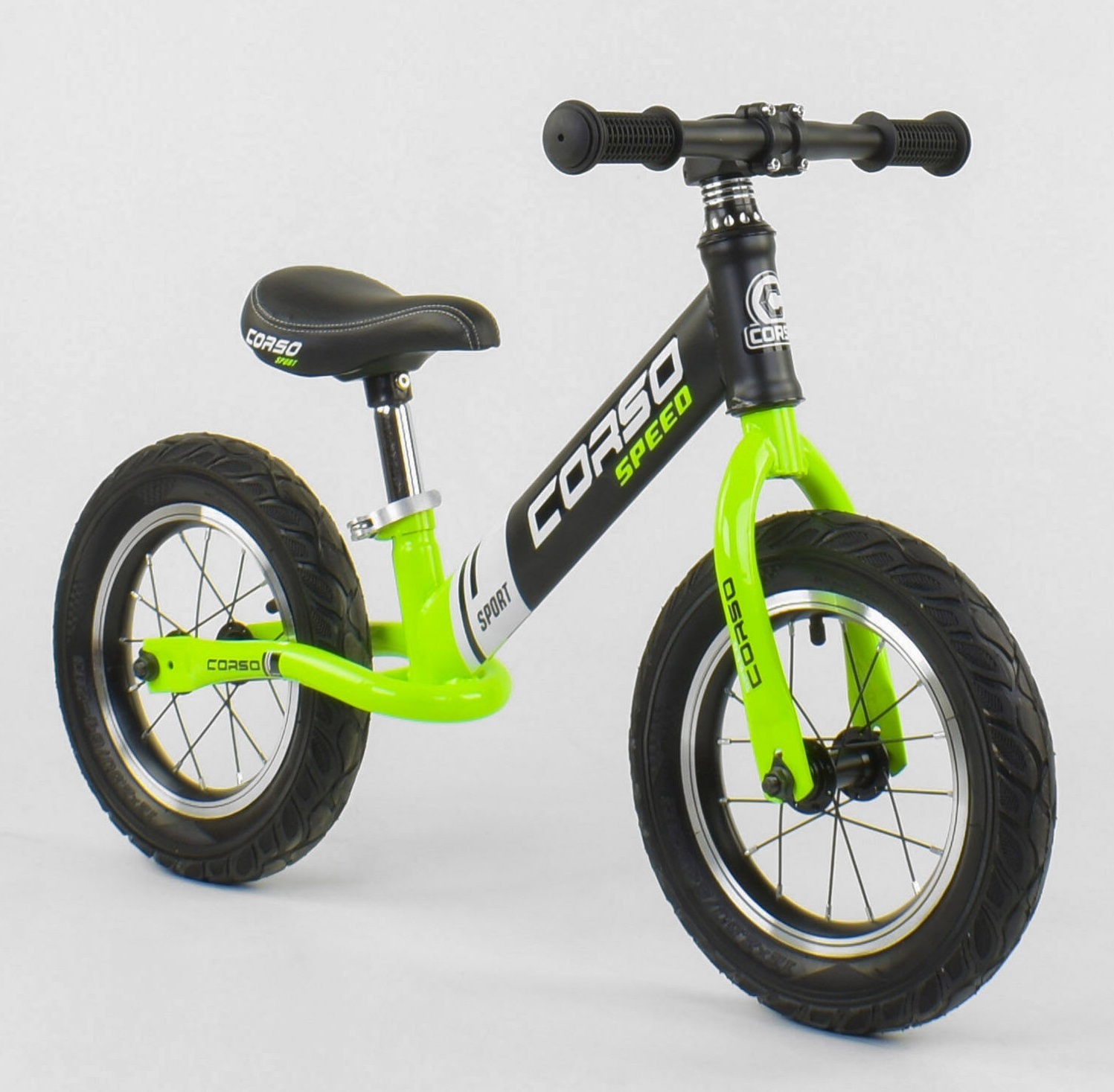

Беговел Corso Speed Sport 64207 Black / Green (64207)