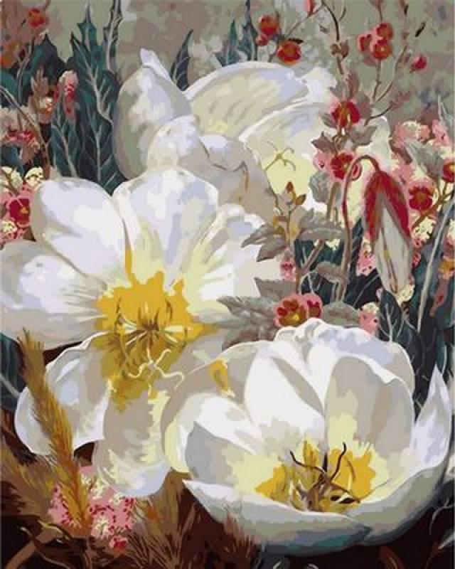 

Картина по номерам Белоснежные кувшинки. Худ. Элизабет Хорнинг, 40x50 см., Mariposa