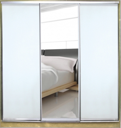 

Шкаф купе Luxe Studio Стандарт-1 Зеркало с Пескоструем-10 2200x2100x600 трехдверный