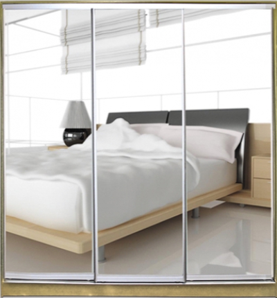 

Шкаф купе Luxe Studio Стандарт-1 Зеркало 2300x2100x600 трехдверный