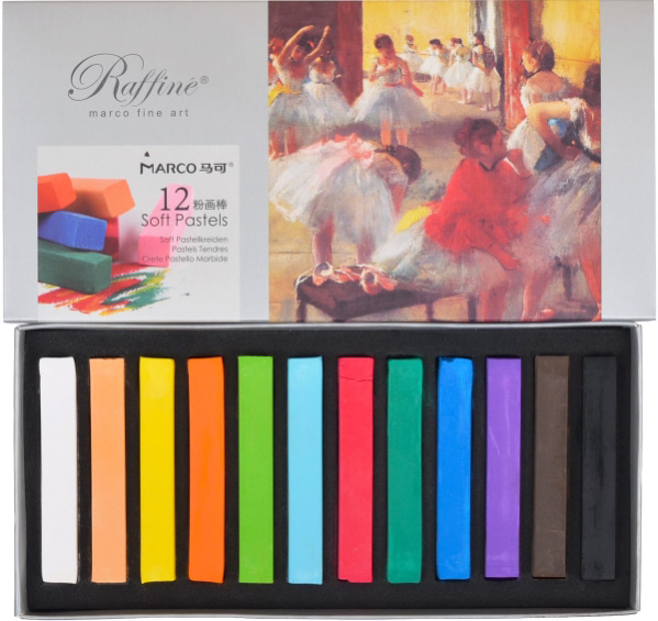 

Пастель сухая Marco Raffine fine art 12 цветов (7300-12CB)