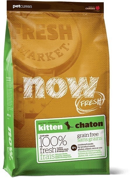 

Сухой корм для котят NOW Fresh Grain Free Kitten Recipe 33/20 для всех пород 3.63 кг