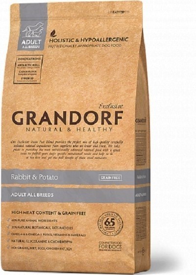 

Сухой корм Grandorf Rabbit & Potato All Breeds с кроликом для взрослых собак всех пород 3 кг