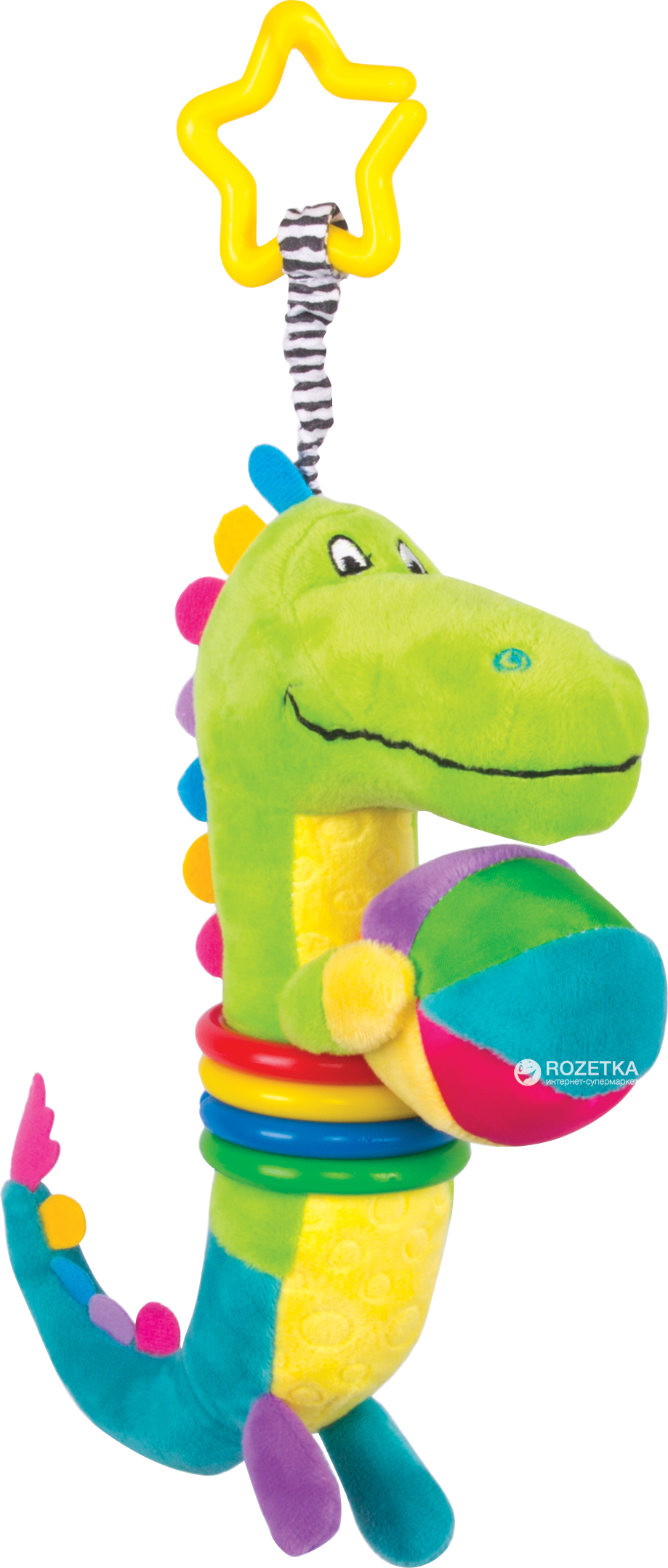 

Игрушка-подвеска Happy Snail Крокодил Кроко (14HS014PKR) (4690462614745)