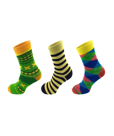 

Подарочный набор носков для мужчин Diversi от MK SOCKS (41-45) Разноцветный GS-3005