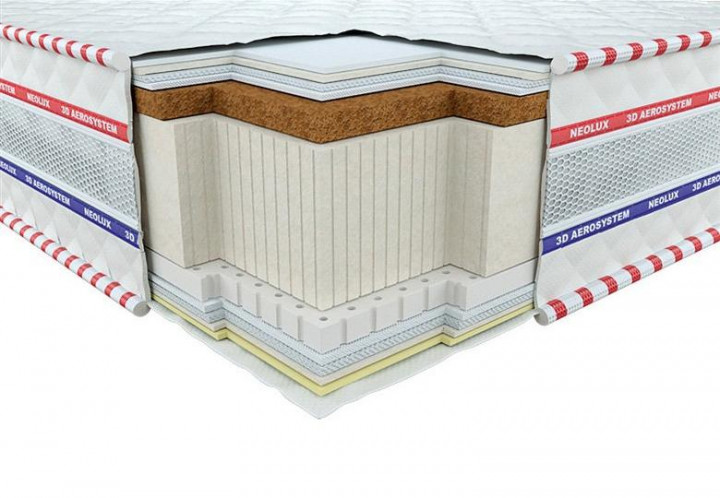 

Матрас Neolux Галант Кокос-Латекс 3D 140x190 см