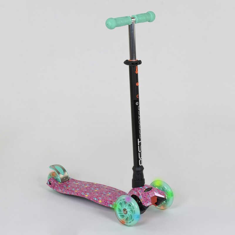

Самокат 25594 maxi Best Scooter бирюзовый с розовым