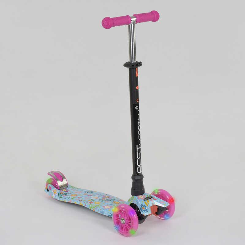 

Самокат 25533 maxi Best Scooter розовый с голубым