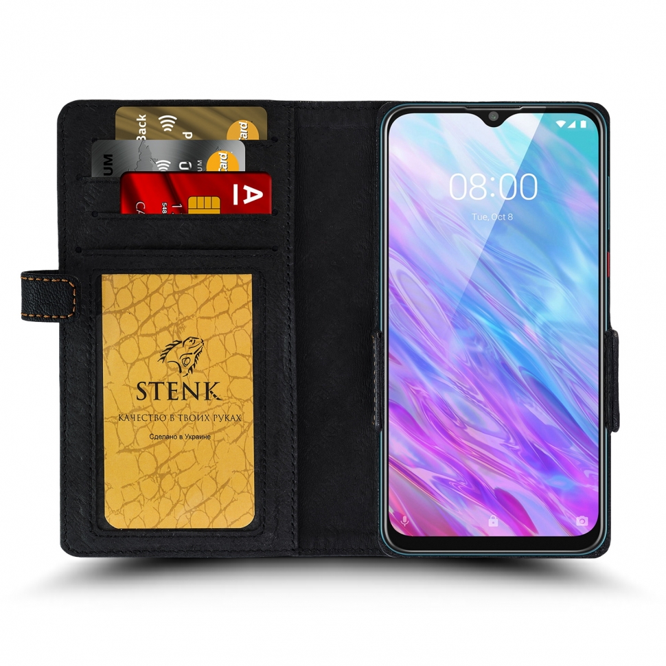 

Чехол книжка Stenk Wallet для ZTE Blade 20 Smart Чёрный