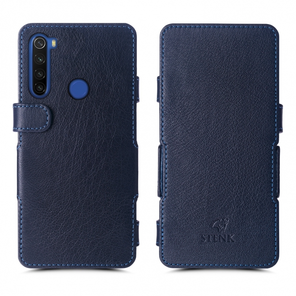 

Чехол книжка Stenk Prime для Xiaomi Redmi Note 8 Синий