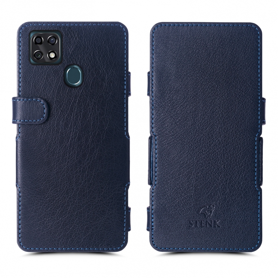 

Чехол книжка Stenk Prime для ZTE Blade 20 Smart Синий