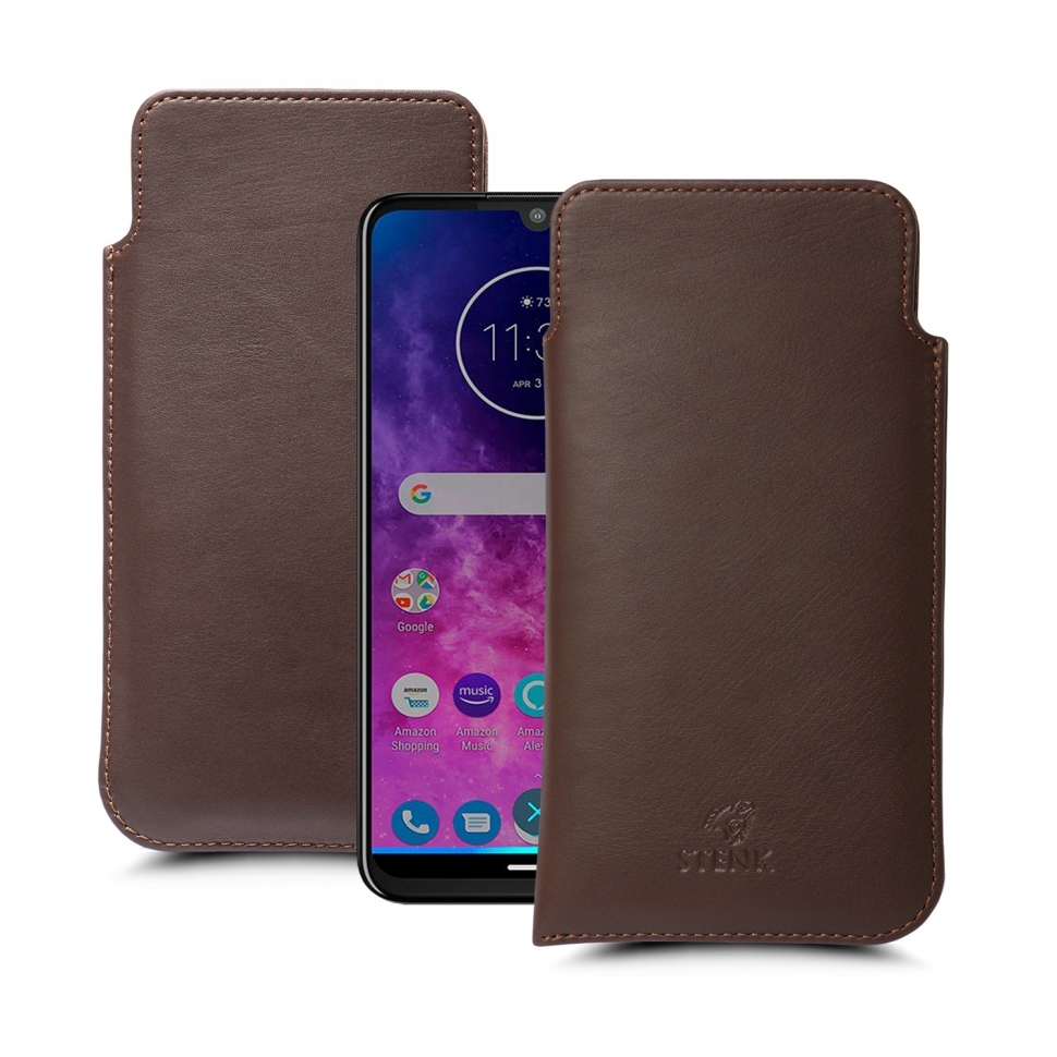 

Футляр Stenk Elegance для Motorola One Zoom Коричневый