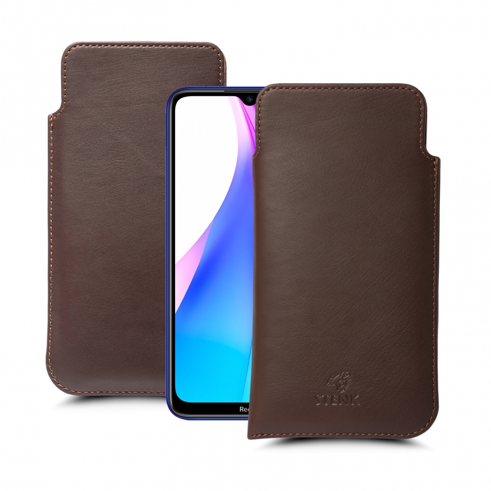 

Футляр Stenk Elegance для Xiaomi Redmi Note 8T Коричневый