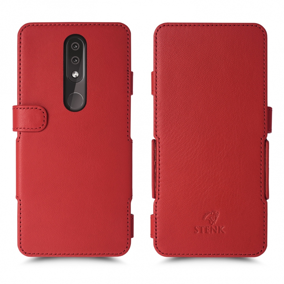 

Чехол книжка Stenk Prime для Nokia 4.2 Красный
