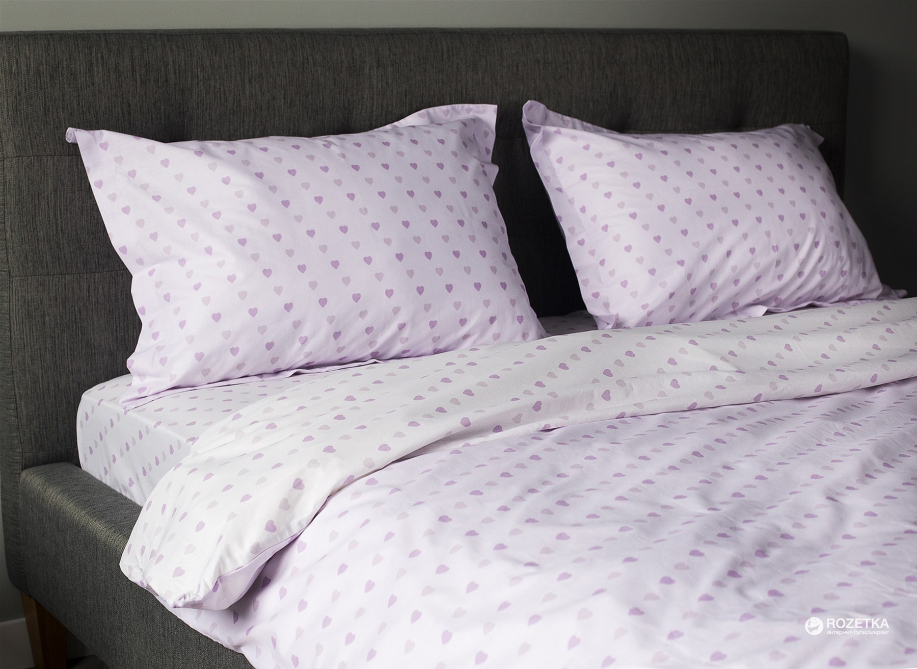 

Простынь на резинке Sleeper Set Ранфорс In Love 160x200x20 см