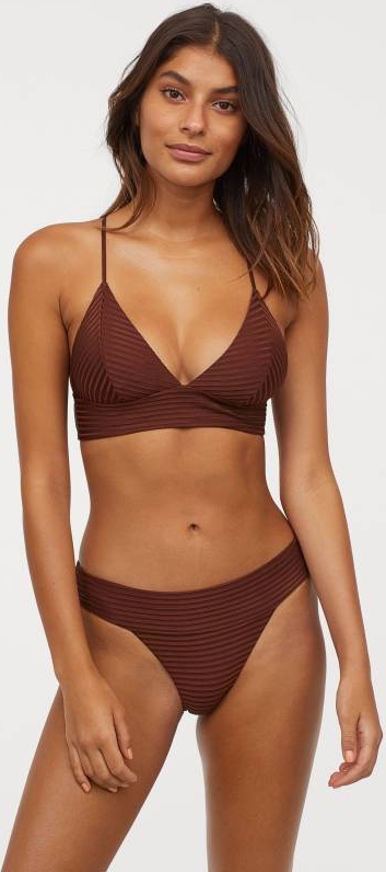 

Верхняя часть купальника H&M 0684209-7 36 Коричневая