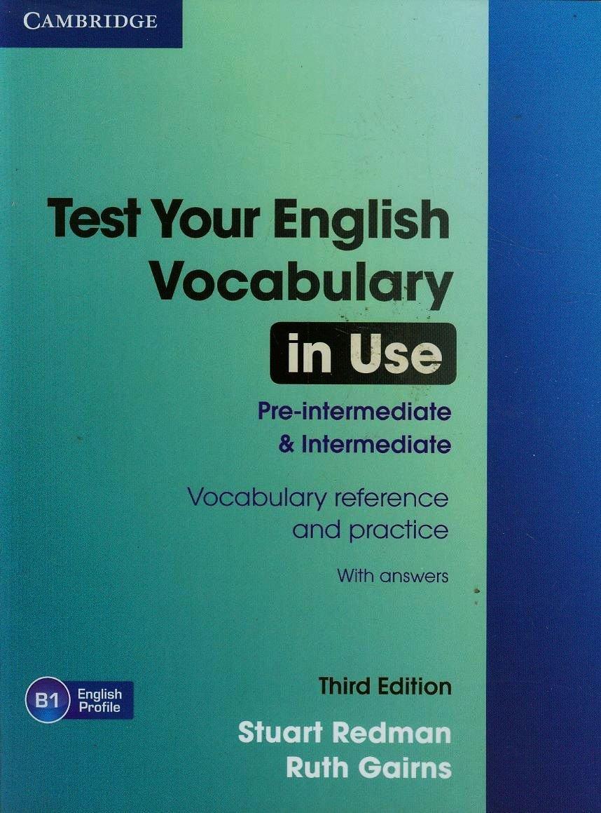 Книга Test Your English Vocabulary in Use Pre-intermediate and Intermediate  with Answers от продавца: B00KVARIUM – купить в Украине | ROZETKA |  Выгодные цены, отзывы покупателей