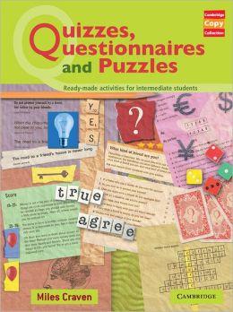 

Quizzes, Questionnaires and Puzzles