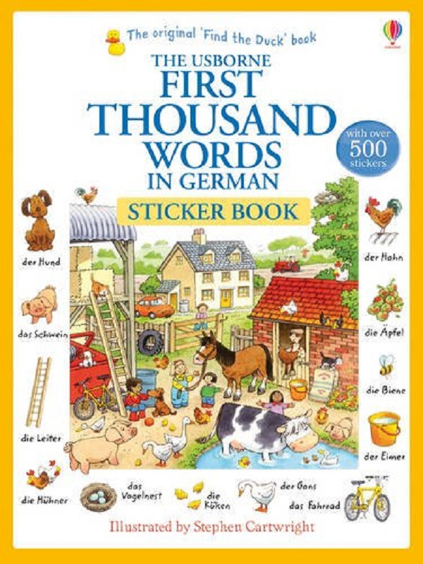

First 1000 Words in German. Sticker Book
