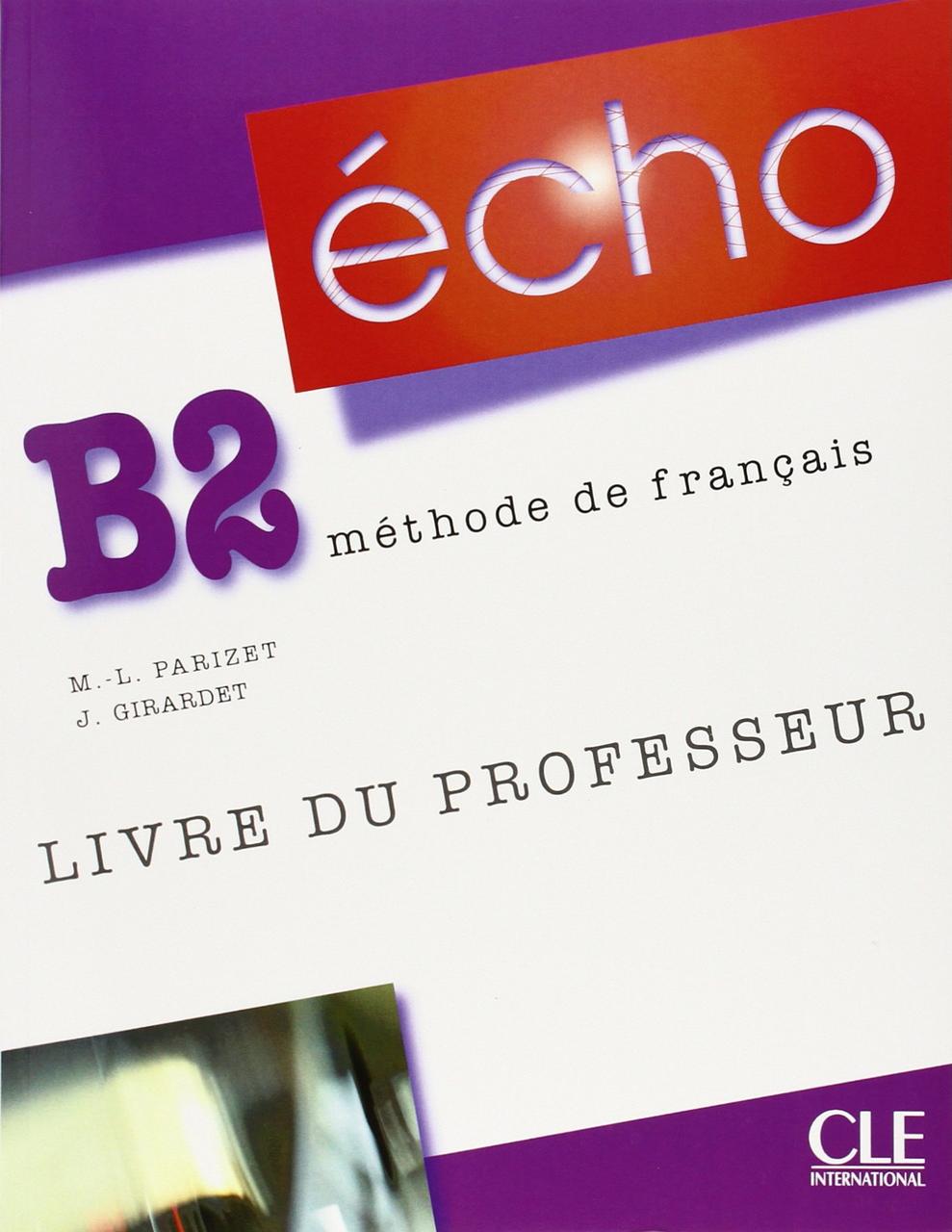 

Echo B2 : Livre du professeur