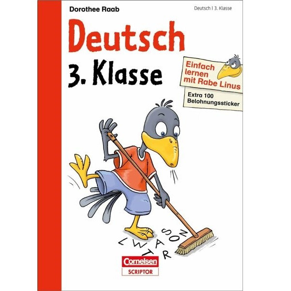 

Deutsch 3. Klasse: Einfach lernen mit Rabe Linus (+ наклейки)
