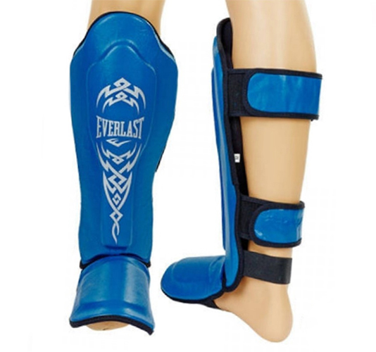 

Защита для голени и стопы Муай Тай VL-8101-B Everlast L Синий (37363003)