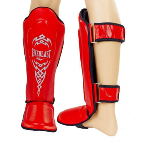 

Защита для голени и стопы Муай Тай VL-8101-B Everlast M Красный (37363003)