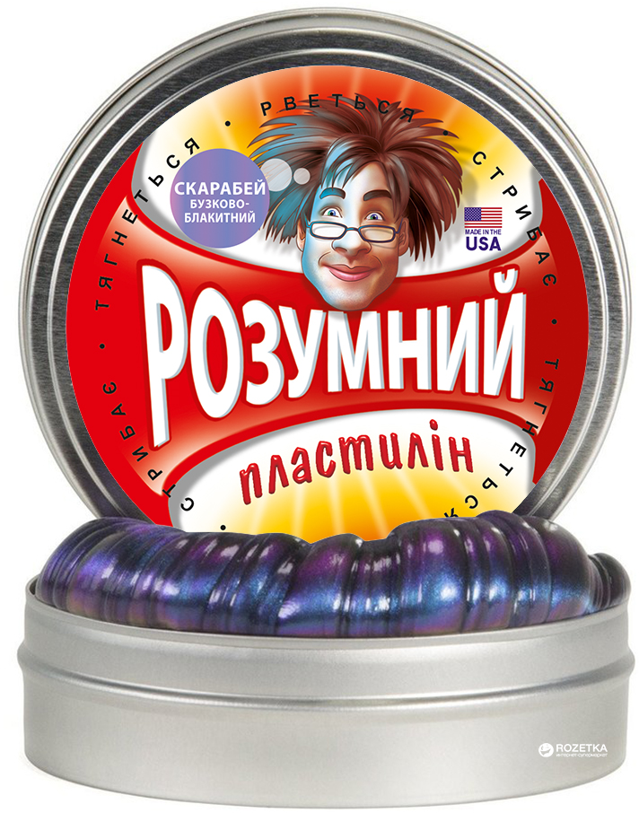 

Умный пластилин Thinking Putty Скарабей (ti12001) (8594164760396)