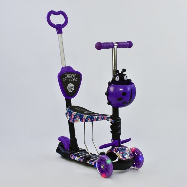 

Самокат 5 в 1 Best Scooter Фиолетовый (19870)