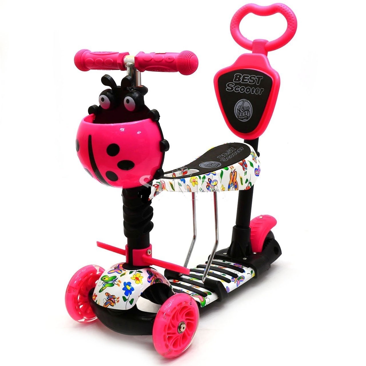 

Самокат 5 в 1 Best Scooter Розовый (58420)