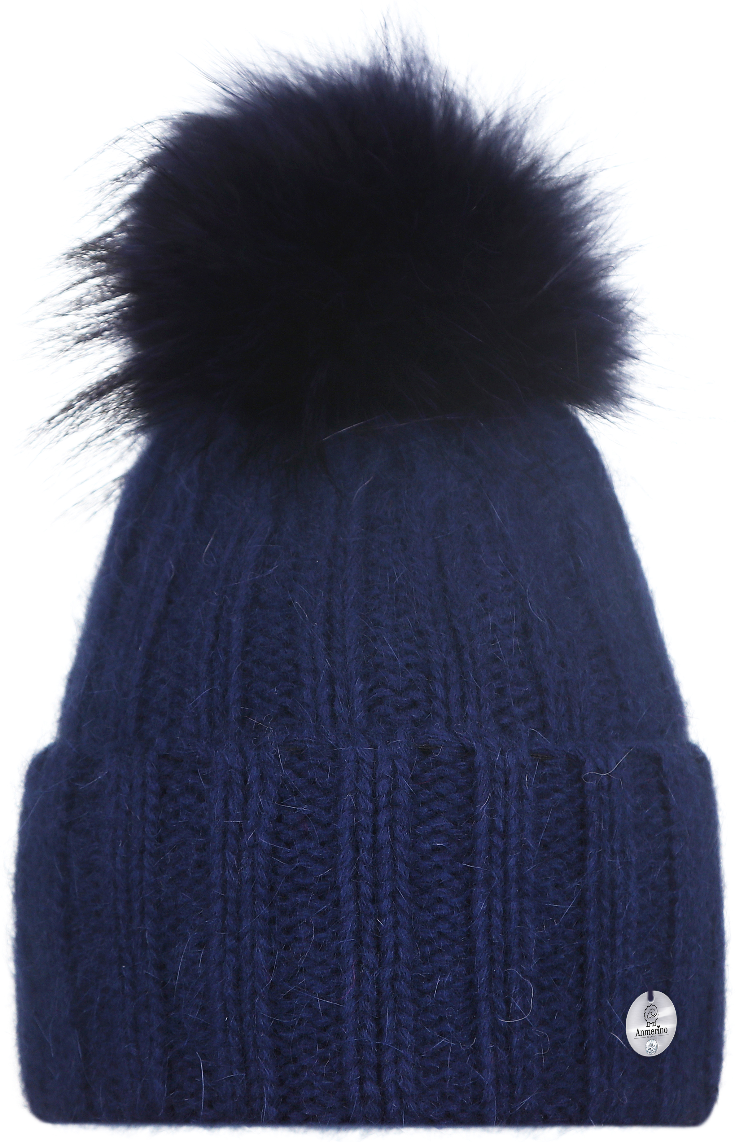 

Зимняя шапка Anmerino Zarina 54-56 см Темно-синяя