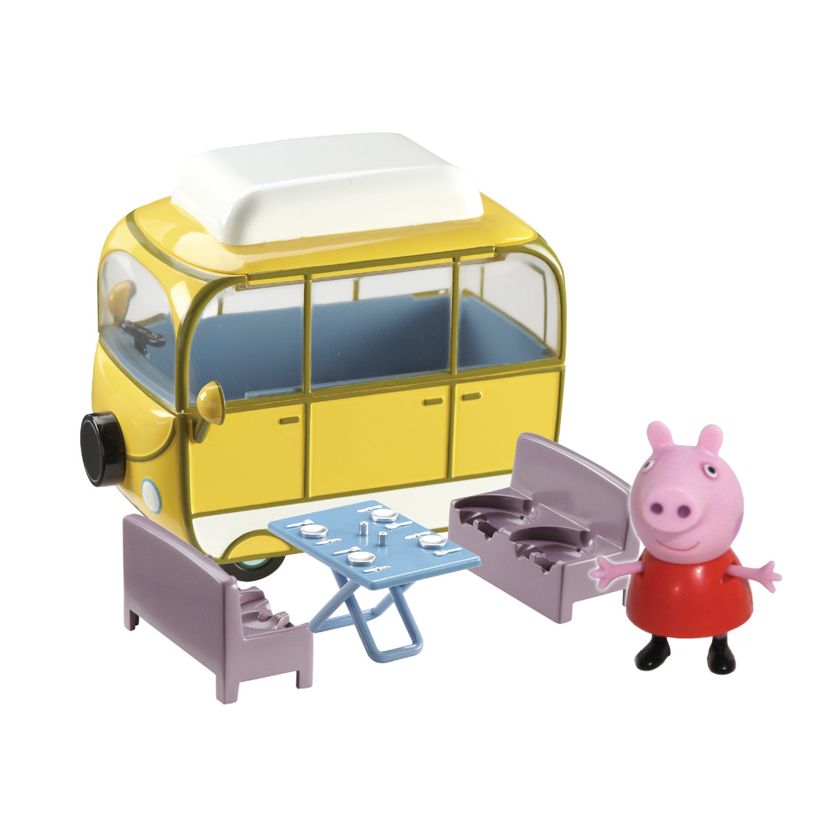 

Игровой набор Peppa - ВЕСЕЛЫЙ КЕМПИНГ (автобус, фигурка Пеппы)