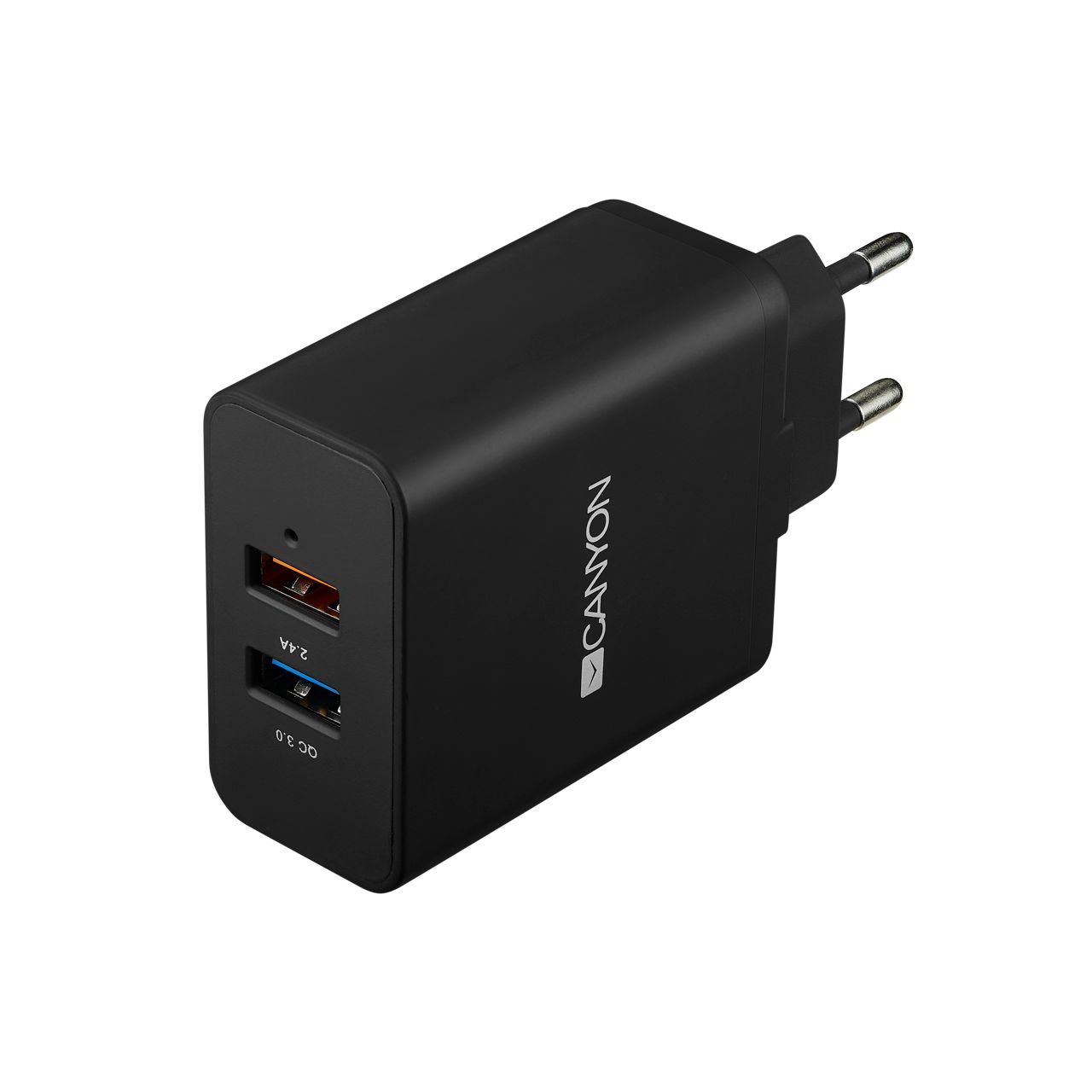 

Адаптер сетевой Canyon 2USB 2.4A Black (CNE-CHA07B)