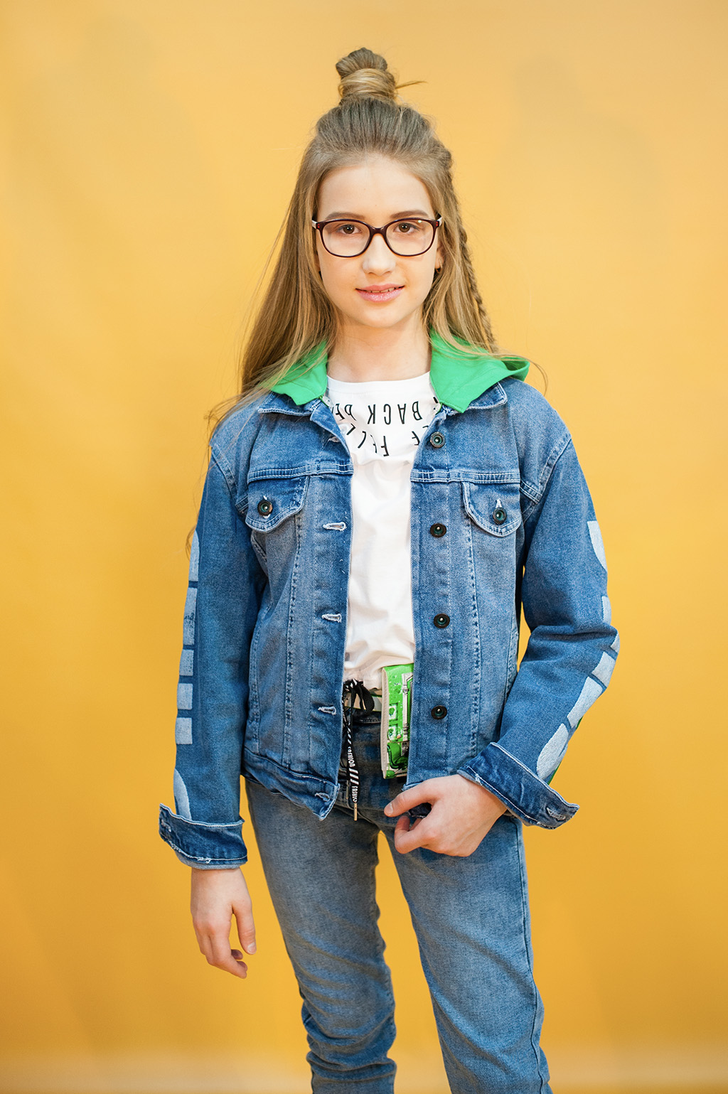

Джинсовая куртка A-yugi Jeans 140 см Синий (2125000655291)