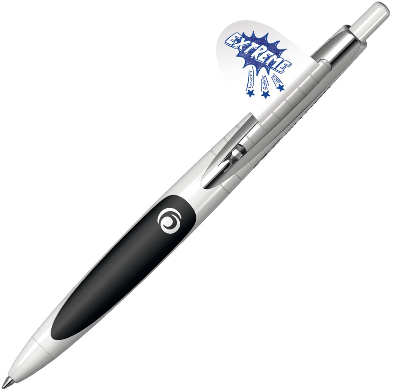 

Ручка шариковая Herlitz My.Pen Extreme White-Black Белый корпус Синяя (50028306)