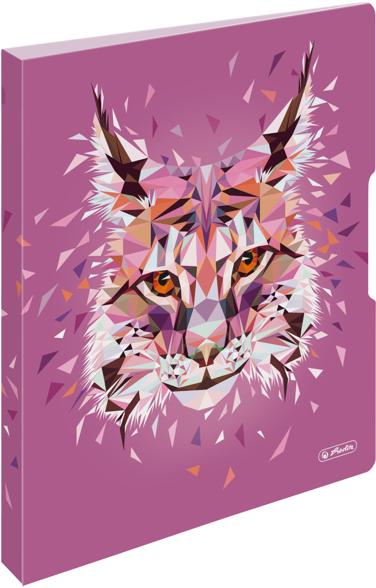 

Папка-регистратор на кольцах Herlitz А4 16 мм Wild Animals Рысь (50027330)