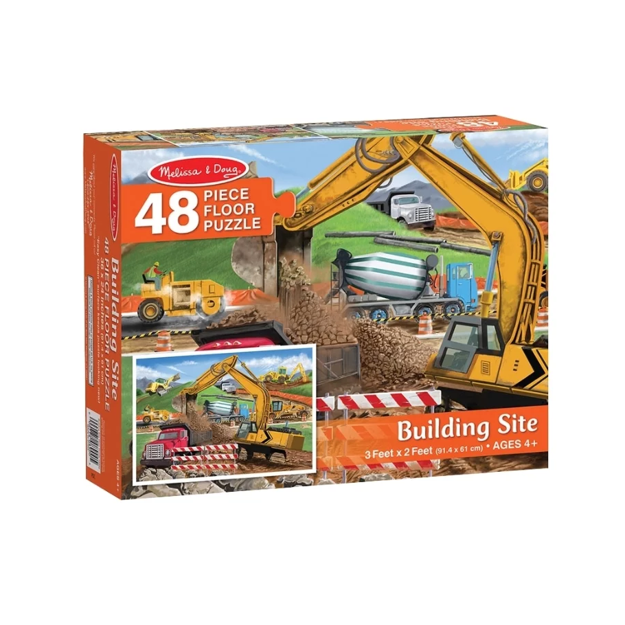 

Строительная площадка Напольный пазл, 48 эл. Melissa&Doug арт. MD18900