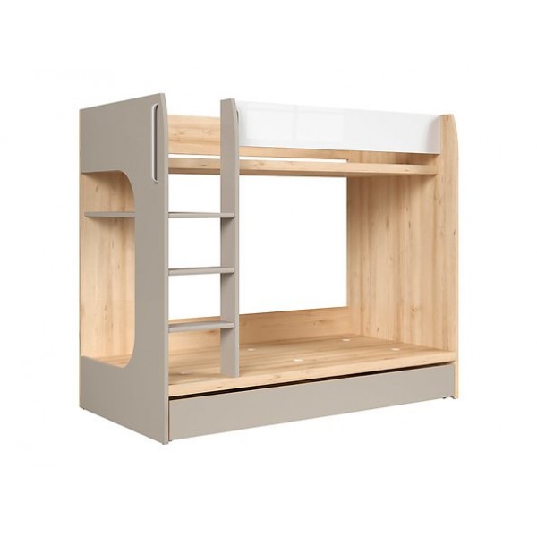 

Кровать двухъярусная LOZ1S/90P из ЛДСП 90х200 с основанием, без матраса Namek BRW Польша