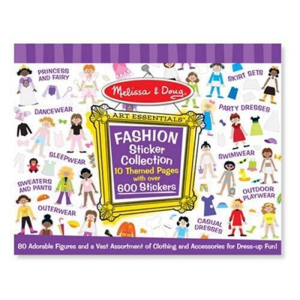 

Набор наклеек Мода 600 шт Sticker Collection Fashion Melissa & Doug