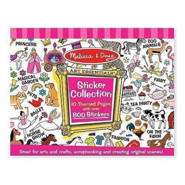 

Набор наклеек Розовый 700 шт Sticker Collection Pink Melissa & Doug