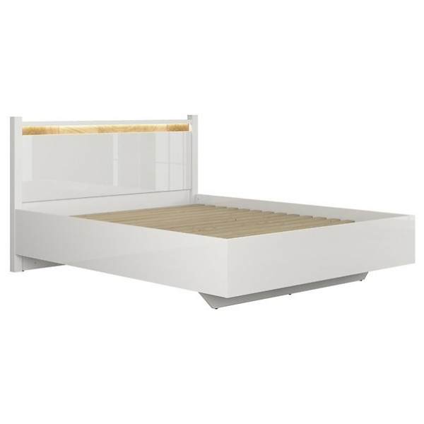 

Двухспальная кровать LOZ/160/A 160х200 из ЛДСП и МДФ Alameda BRW Польша