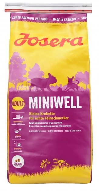 

Сухой корм для взрослых собак мелких пород Josera Miniwell 15 кг
