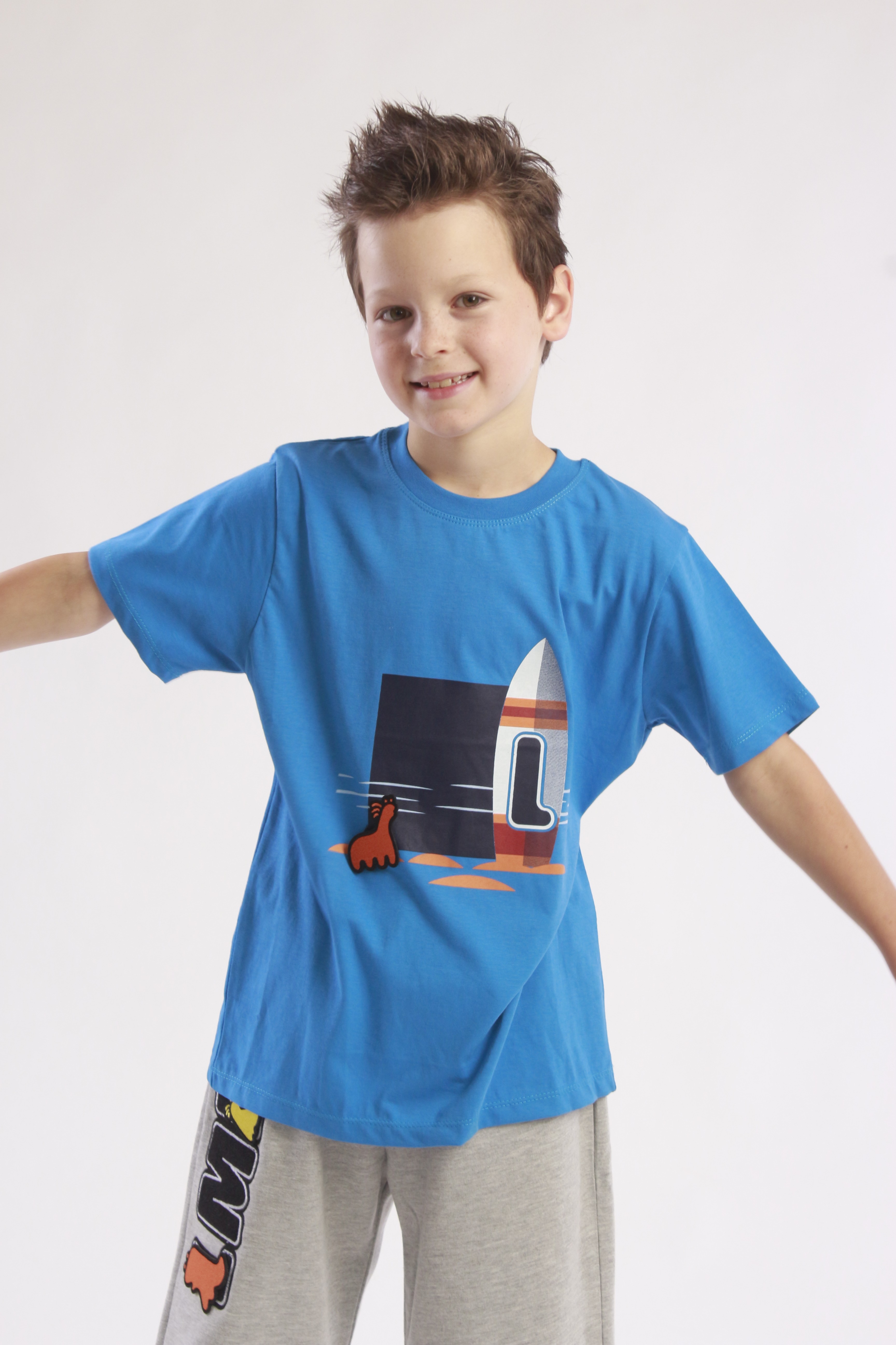 

Футболка KidsCouture Трикотаж 98 см Синій