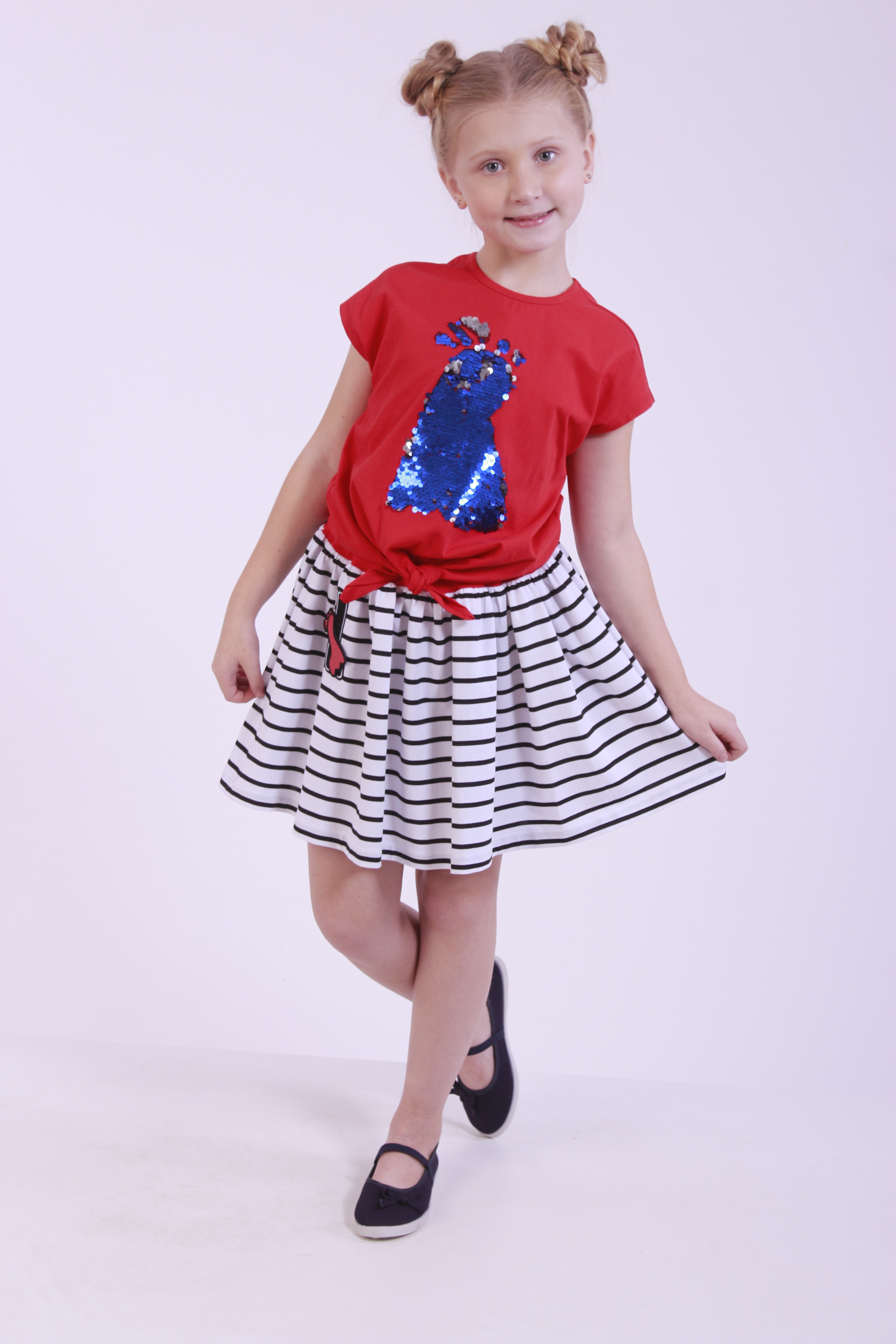 

Спідниця KidsCouture Трикотаж 104 см Білий