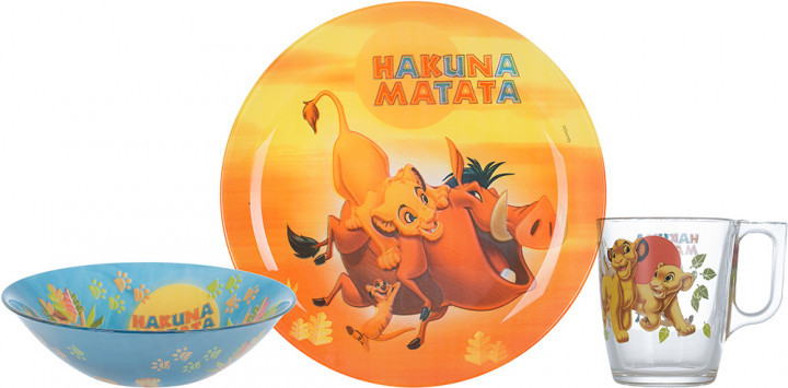 

Детский набор 3 предмета Disney Lion King Luminarc P9345