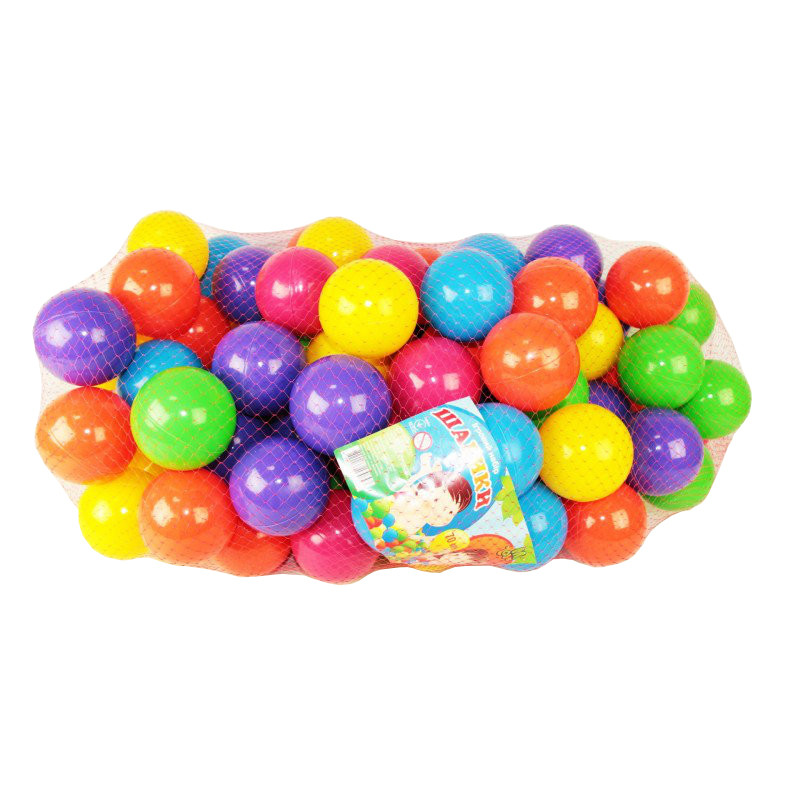

Шарики MToys для сухих бассейнов, 74 мм 100 шт в сетке 17102
