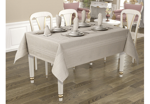 

Скатерть Jackline Pano Linen Grey 9886-5 Серый
