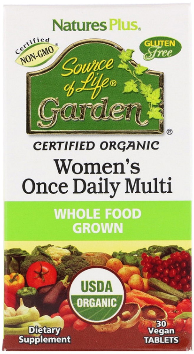 

Витамины Nature's Plus Source of Life Garden Naturally Therapeutic Women's Once Daily Multi 30 таблеток (97467307476)