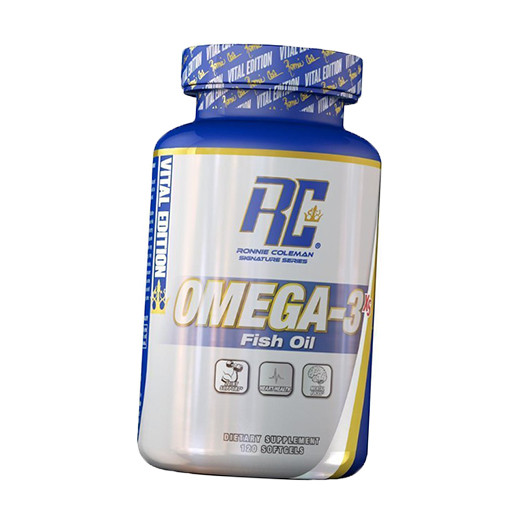 

Комплекс незаменимых жирных кислот Ronnie Coleman Omega 3 Fish Oil 120 капсул (333781)